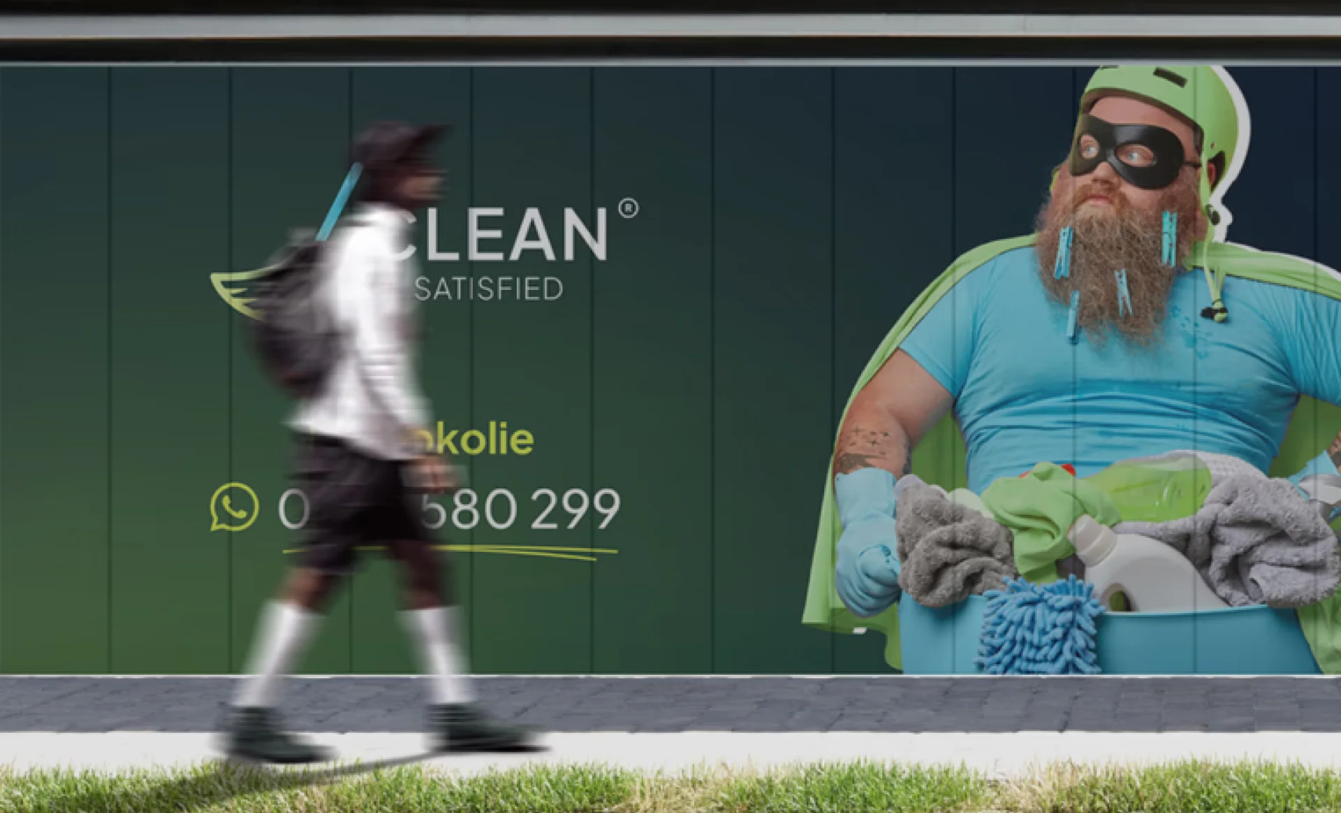 Billboard Clean Satisfied